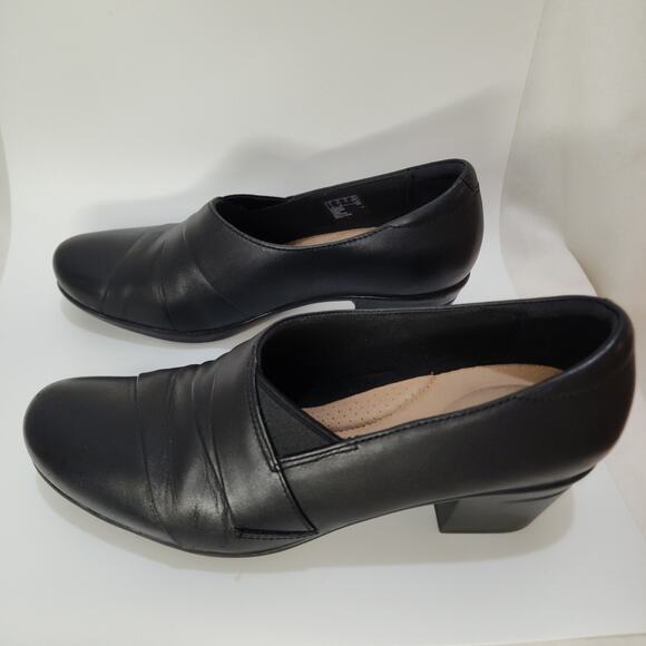 Clarks Collection Women's Emslie Mae Office Career Pumps Shoes, Black, Size 9.5 - Picture 2 of 9